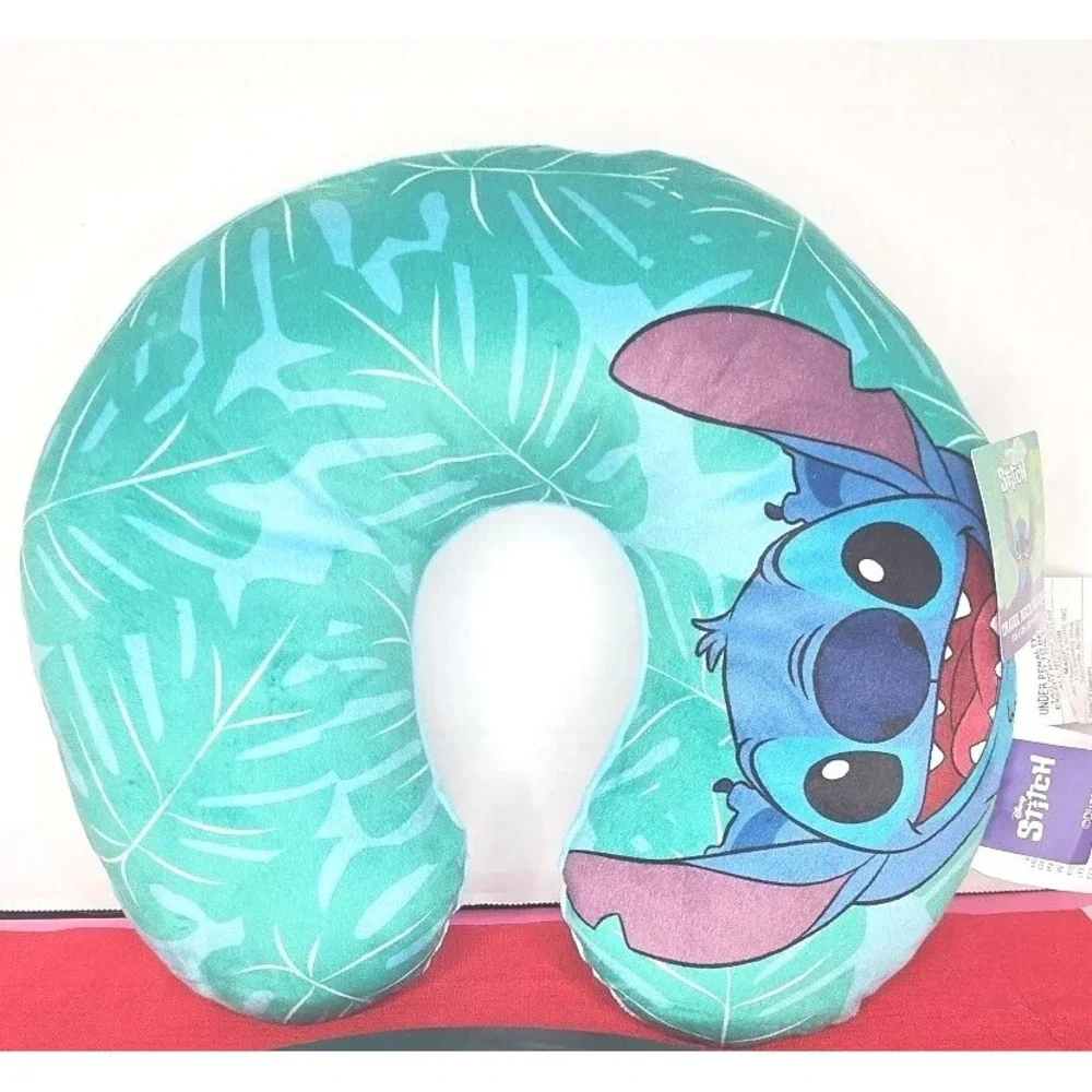 Disney Lilo & Stitch‎ Stitch Blue Neck Travel Pillow Kid's New Plane Vacation